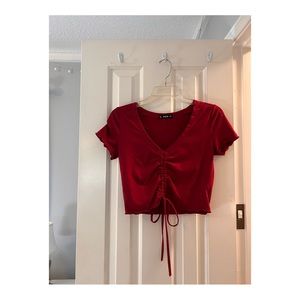 V-Neck Crop Top